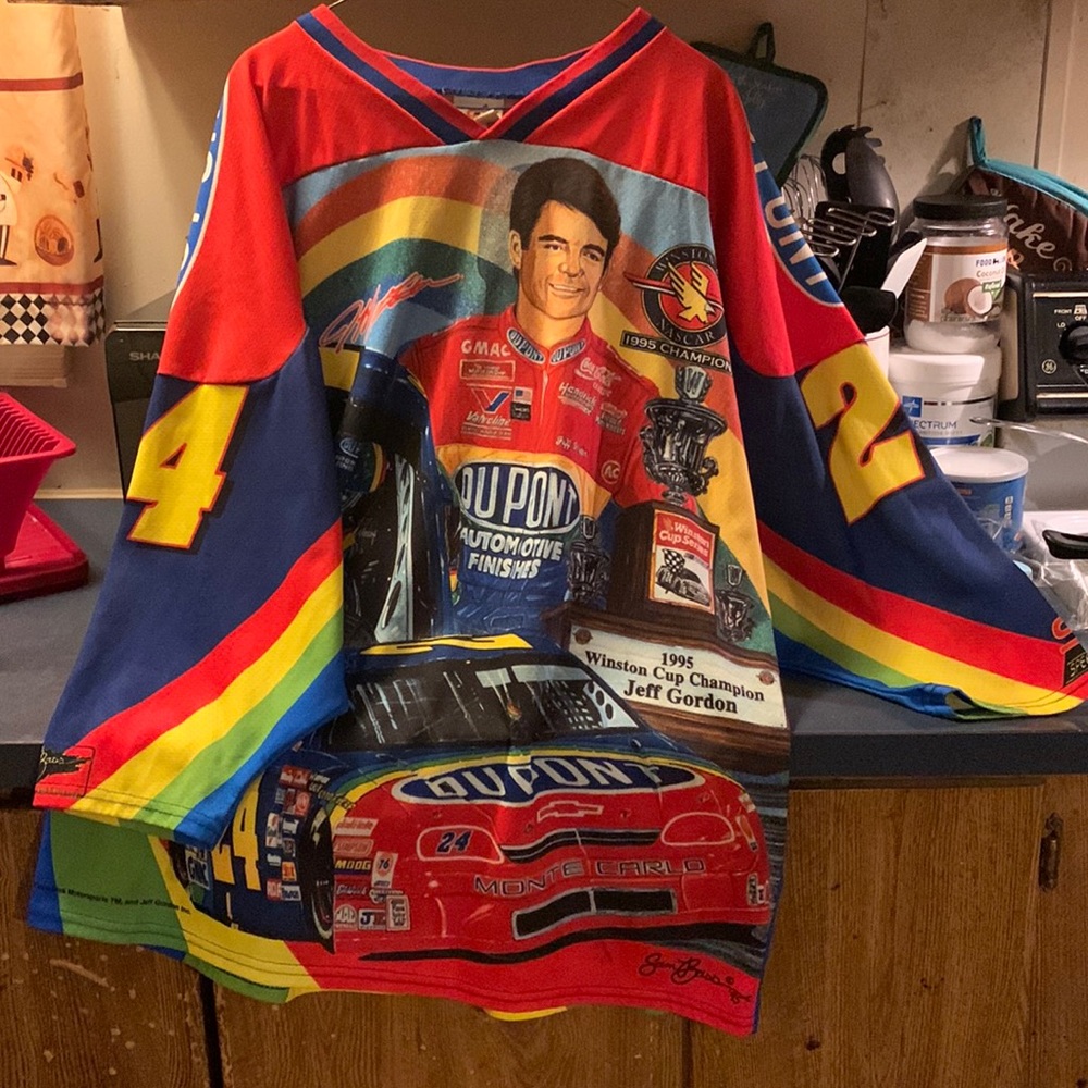Vintage Jeff Gordon hockey jersey